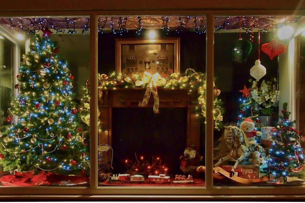 Christmas window display
