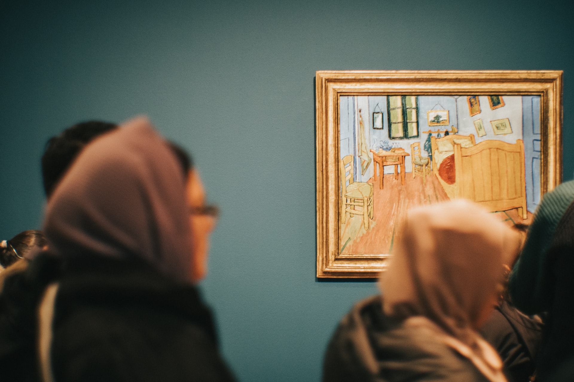 schilderij De slaapkamer in het Van Gogh Museum