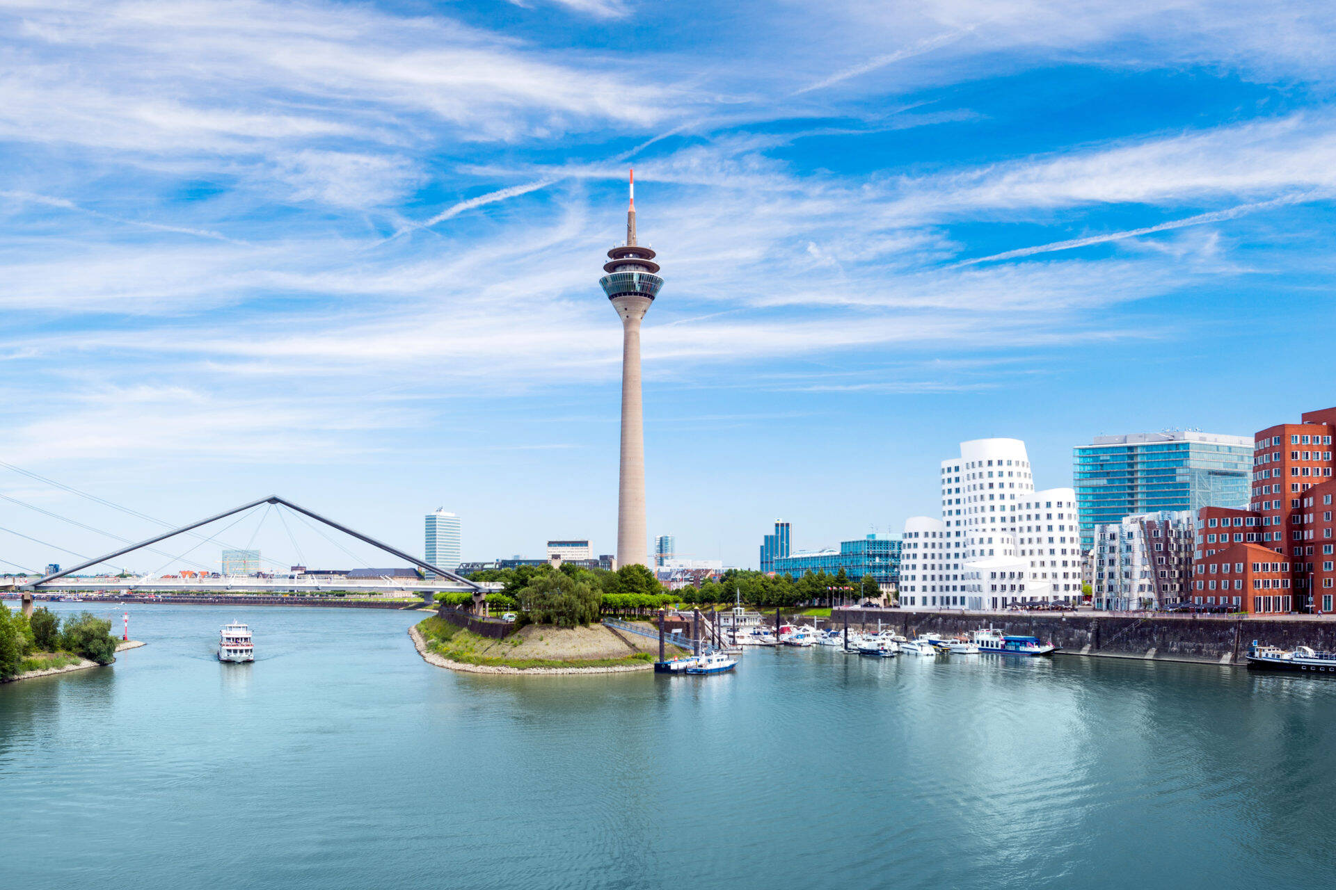 Dusseldorf skyline by day