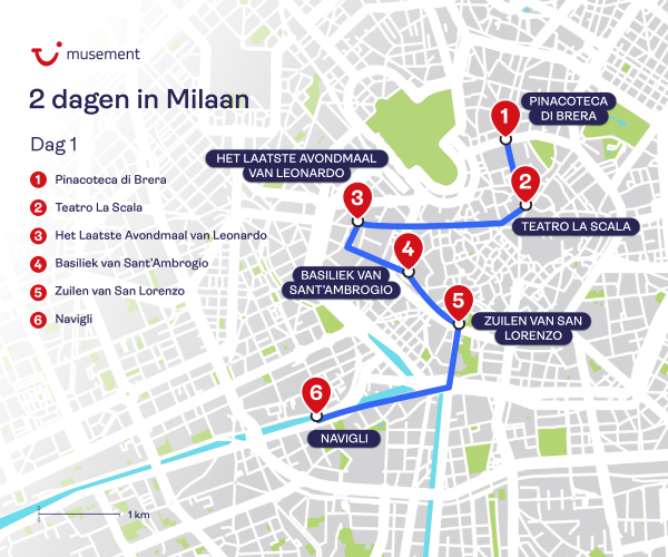 Milan_itinerary_Map_Day_1